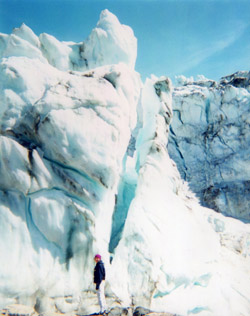 Chelle Reno in Greenland During Graduate School