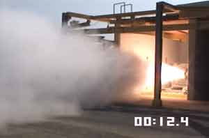 Test Rocket Firing