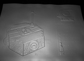 Tactile Diagram of the IBEX Spacecraft